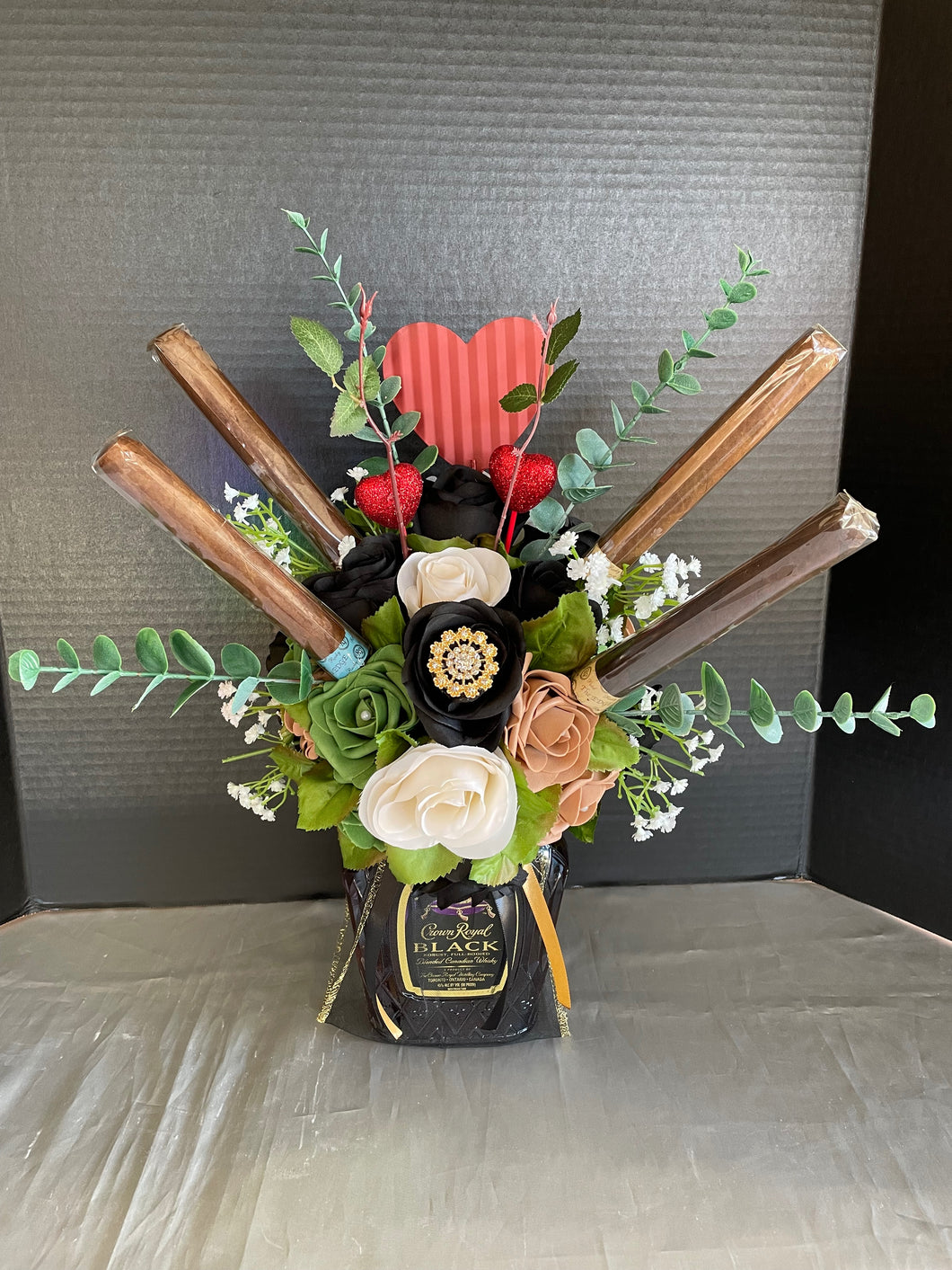 Crown Black Bottle Bouquet